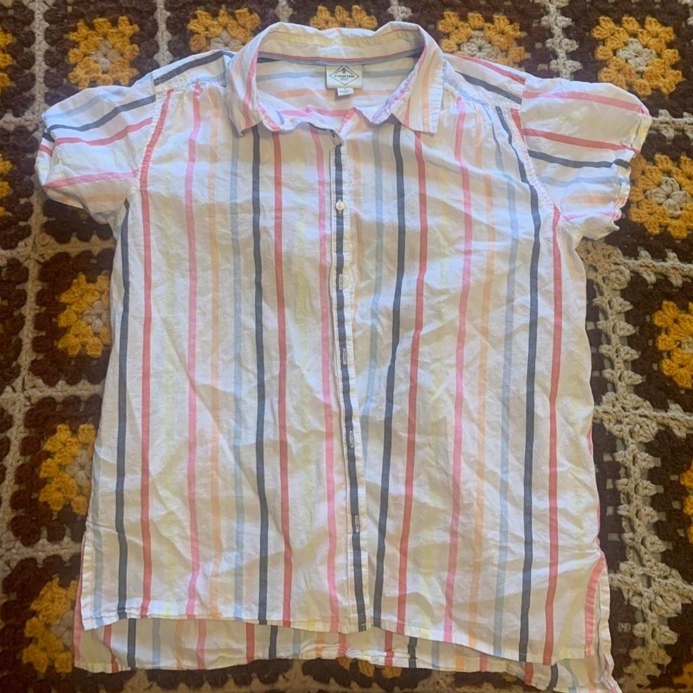 Small Multicolored Women’s St John’s Bay Button Down